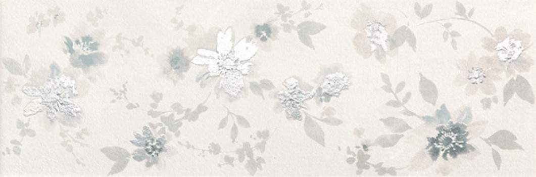 Плитка настенная fRGH Deco&More Flower White матовая мультиколор 75x25 8.5мм Fap Ceramiche Плитка настенная fRGH Deco&More Flower White матовая мультиколор 75x25 8.5мм Fap Ceramiche
