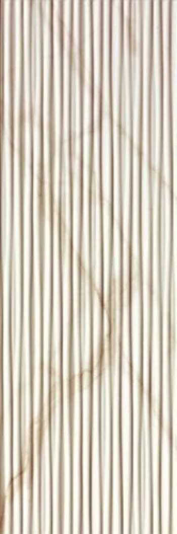 Плитка Fap Ceramiche Roma Diamond 25 Line Calacatta Brillante Fndx 3d, глянцевая белый мрамор 75x25 9мм Плитка Fap Ceramiche Roma Diamond 25 Line Calacatta Brillante Fndx 3d, глянцевая белый мрамор 75x25 9мм