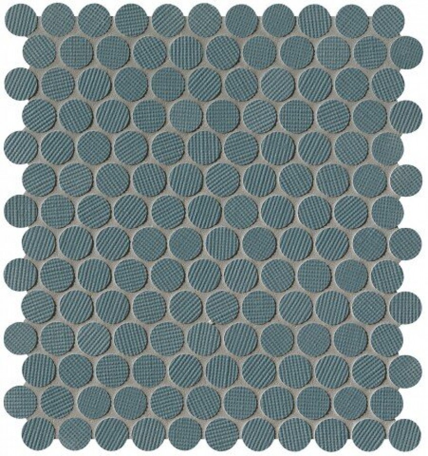 Плитка Fap Ceramiche 33x30 9мм Milano&wall Blu Round Mosaico Fnvr синий Плитка Fap Ceramiche 33x30 9мм Milano&wall Blu Round Mosaico Fnvr синий