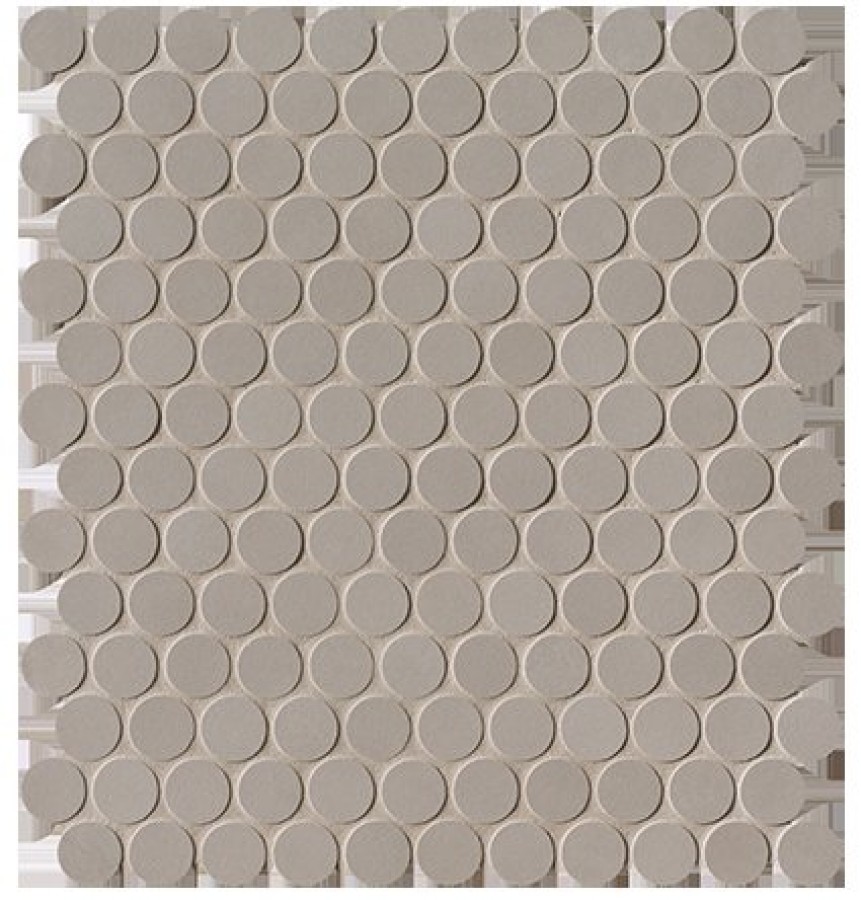 Плитка Fap Ceramiche 33x30 9мм Milano&floor Tortora Round Mosaico Matt Fnsy матовая серый бетон, цемент Плитка Fap Ceramiche 33x30 9мм Milano&floor Tortora Round Mosaico Matt Fnsy матовая серый бетон, цемент