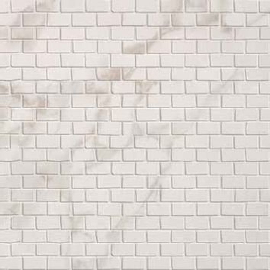 Плитка Fap Ceramiche 30x30 9мм Roma Calacatta Brick Mosaico Fmab матовая белый мрамор Плитка Fap Ceramiche 30x30 9мм Roma Calacatta Brick Mosaico Fmab матовая белый мрамор
