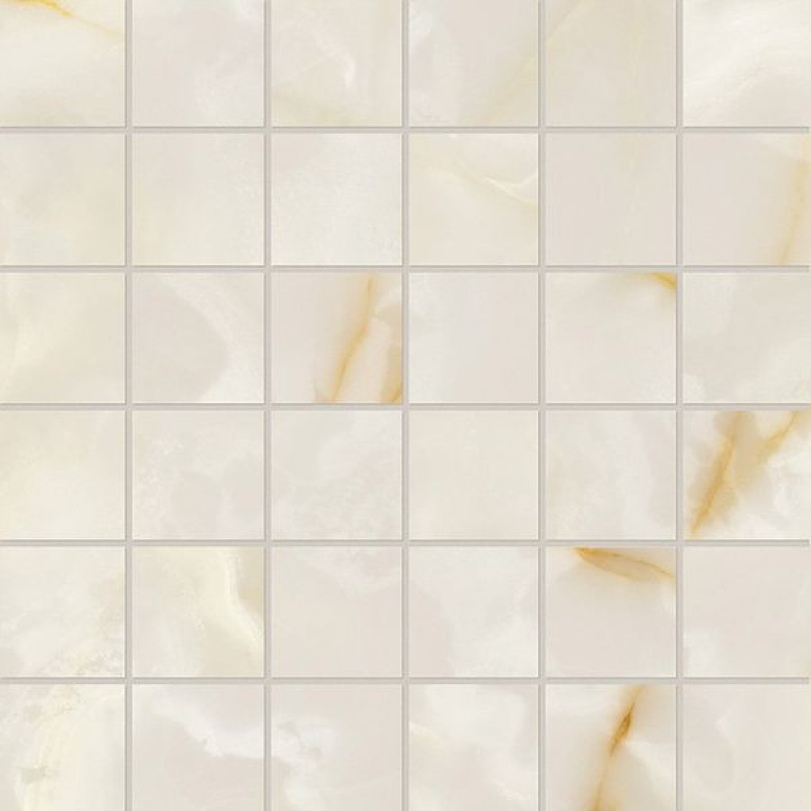 Плитка Fap Ceramiche Bianco Macromosaico Brillante Frzv 30x30 глянцевая белый, бежевый мрамор, оникс Плитка Fap Ceramiche Bianco Macromosaico Brillante Frzv 30x30 глянцевая белый, бежевый мрамор, оникс