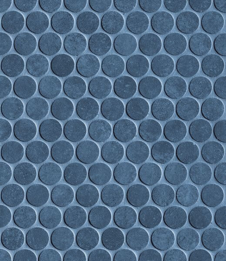 Плитка Fap Ceramiche Still Denim Round Mosaico Matt Ftaw 33x30 матовая синий однотонная Плитка Fap Ceramiche Still Denim Round Mosaico Matt Ftaw 33x30 матовая синий однотонная