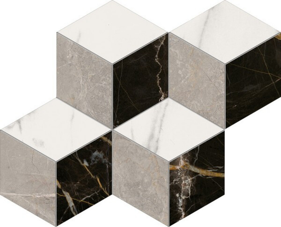 Плитка Keope Ceramiche Elements Lux Mosaico Rombi 35,2X30Ass A2Mr 35x30 9мм мрамор Плитка Keope Ceramiche Elements Lux Mosaico Rombi 35,2X30Ass A2Mr 35x30 9мм мрамор