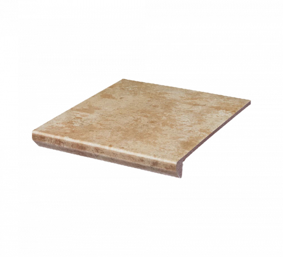 Клинкерная ступень с капиносом Paradyz Ilario Beige 300x330x11 Клинкерная ступень с капиносом Paradyz Ilario Beige 300x330x11