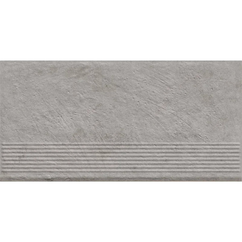 Клинкерная ступень с насечками Paradyz Carrizo Grey 600x300x8,5 Клинкерная ступень с насечками Paradyz Carrizo Grey 600x300x8,5