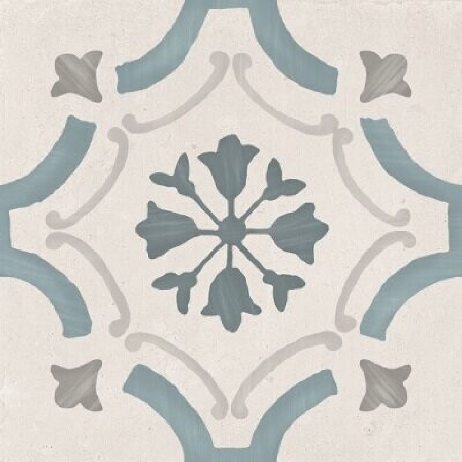 Плитка Harmony Sirocco Blue Ornate 223 9 36158 матовая белый с рисунком, краска, штукатурка 22x22 9мм Плитка Harmony Sirocco Blue Ornate 223 9 36158 матовая белый с рисунком, краска, штукатурка 22x22 9мм