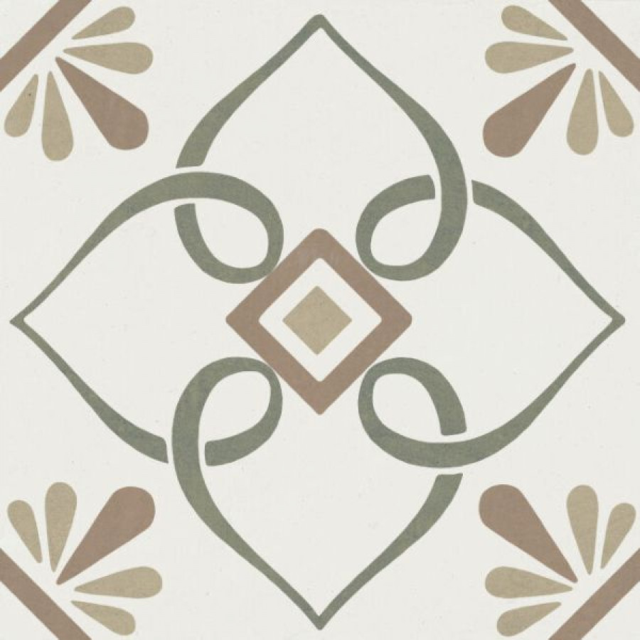 Плитка Harmony Provenza Green Petals 223 37790 матовая мультиколор, белый с рисунком 22x22 Плитка Harmony Provenza Green Petals 223 37790 матовая мультиколор, белый с рисунком 22x22