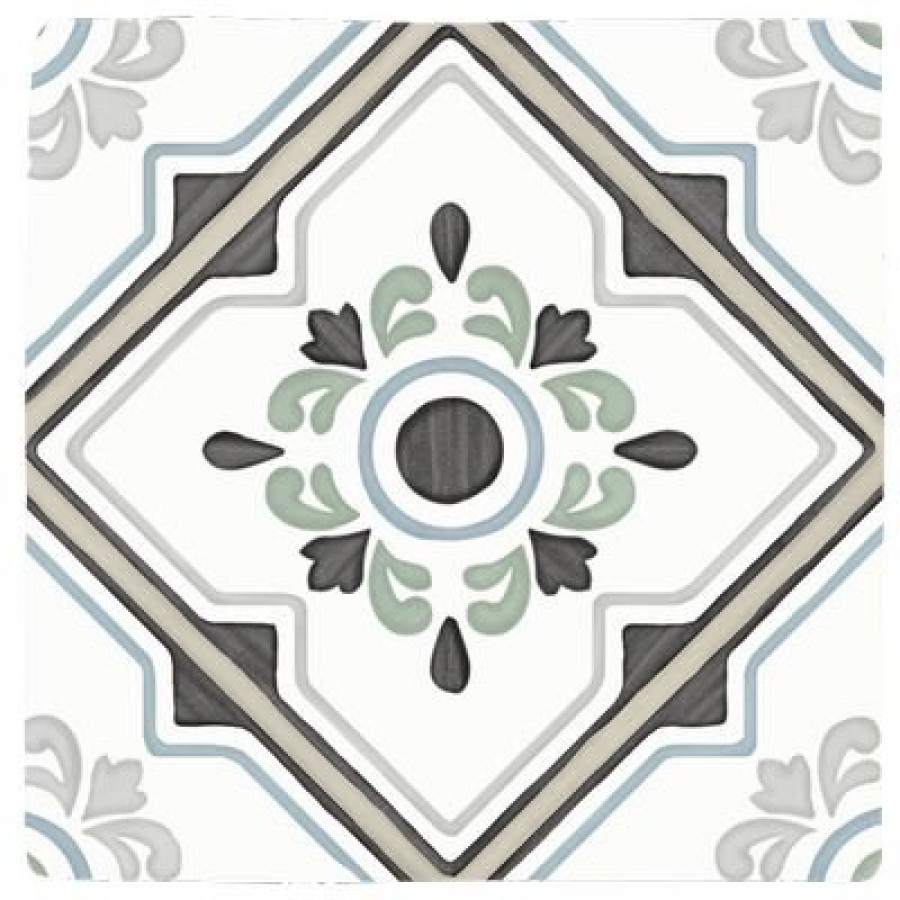 Плитка Harmony 12x12 Tanger Sand Bloom 31082 матовая белый краска, штукатурка, с рисунком Плитка Harmony 12x12 Tanger Sand Bloom 31082 матовая белый краска, штукатурка, с рисунком