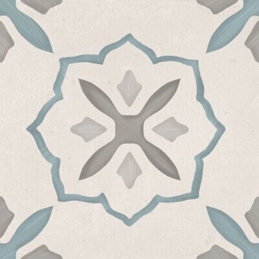 Плитка Harmony 22x22 9мм Sirocco Blue Cross 22,3 9 36154 матовая белый краска, штукатурка, с рисунком Плитка Harmony 22x22 9мм Sirocco Blue Cross 22,3 9 36154 матовая белый краска, штукатурка, с рисунком