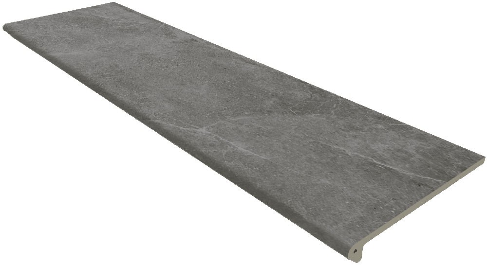 Клинкер Gres Aragon Peldaño Redondo 120 Petra Antracita Liso матовая черный камень 120x30 Клинкер Gres Aragon Peldaño Redondo 120 Petra Antracita Liso матовая черный камень 120x30