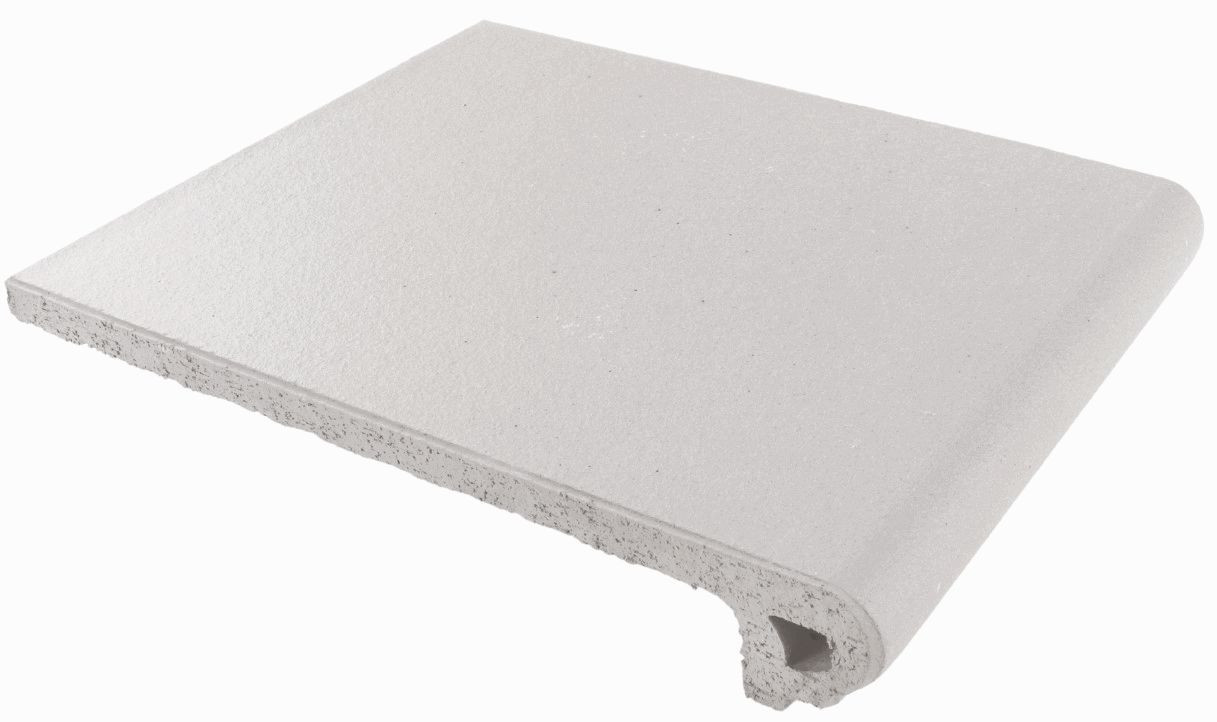 Ступень клинкер Canada Gres 33x24 18мм Фронтальная Natura 012 White R11 противоскользящая белый Ступень клинкер Canada Gres 33x24 18мм Фронтальная Natura 012 White R11 противоскользящая белый