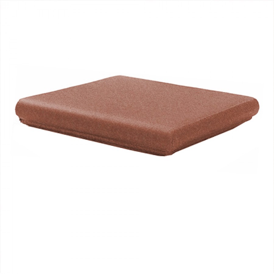 Ступень клинкер Canada Gres 33x33 18мм Natura 018 Red Матовая Rh C Флорент. Угловая матовая красный Ступень клинкер Canada Gres 33x33 18мм Natura 018 Red Матовая Rh C Флорент. Угловая матовая красный