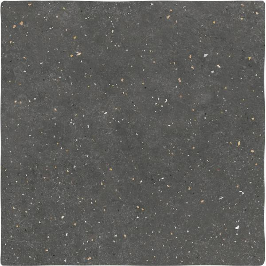 Керамогранит универсальная Halo XXL Night матовая черный 44x44 8.5мм Wow Керамогранит универсальная Halo XXL Night матовая черный 44x44 8.5мм Wow