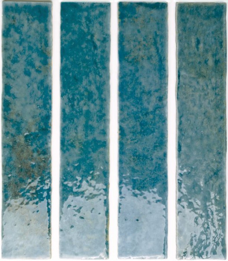 Плитка Wow Potters Prusian 133174 25x5 9мм глянцевая синий Плитка Wow Potters Prusian 133174 25x5 9мм глянцевая синий