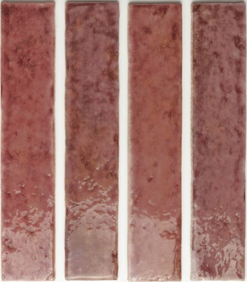 Плитка Wow Potters Wine 133175 глянцевая красный краска, штукатурка 25x5 9мм Плитка Wow Potters Wine 133175 глянцевая красный краска, штукатурка 25x5 9мм