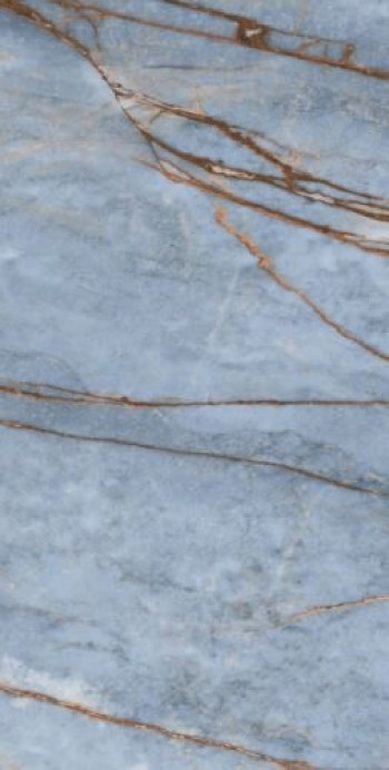 Плитка Rex Ceramiche Heritage Luxe Azure Glossy Ret 774849 глянцевая голубой мрамор 120x60 6мм Плитка Rex Ceramiche Heritage Luxe Azure Glossy Ret 774849 глянцевая голубой мрамор 120x60 6мм