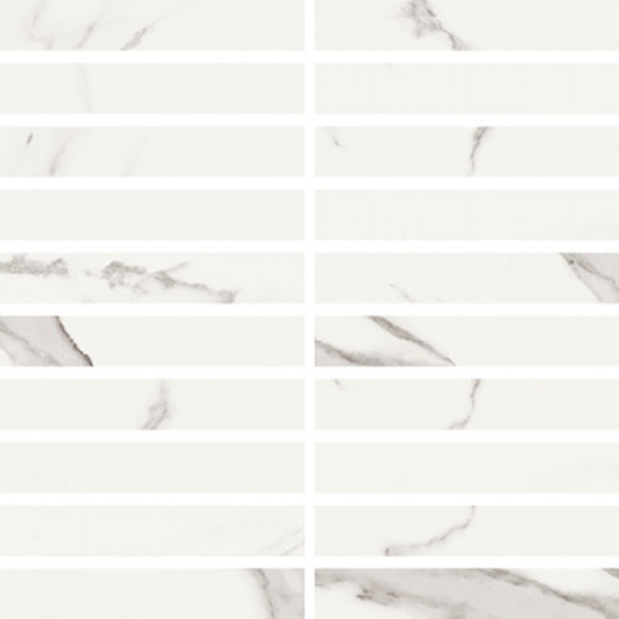 Плитка Rex Ceramiche I Classici Statuario Mos3X15 Glossy 748340 30x30 9мм белый Плитка Rex Ceramiche I Classici Statuario Mos3X15 Glossy 748340 30x30 9мм белый