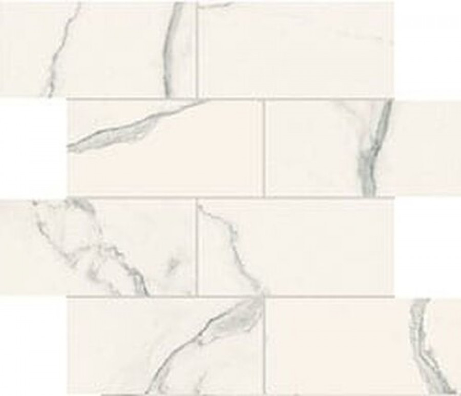 Плитка Rex Ceramiche I Classici Statuario Murglossy 747803 15x8 6мм белый Плитка Rex Ceramiche I Classici Statuario Murglossy 747803 15x8 6мм белый