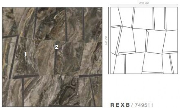 Плитка Rex Ceramiche Magnum Decoro Rexb 749511 240x120 6мм Плитка Rex Ceramiche Magnum Decoro Rexb 749511 240x120 6мм