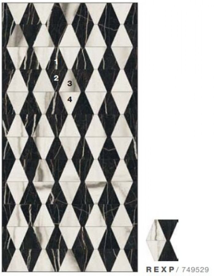 Плитка Rex Ceramiche Magnum Decoro Rexp 749529 240x120 6мм Плитка Rex Ceramiche Magnum Decoro Rexp 749529 240x120 6мм