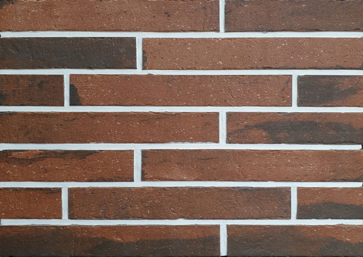 Плитка клинкер Dekeramik 36x5 10мм Brickloft Int 573 Ziegel Клинкерная структурированная красный, коричневый Плитка клинкер Dekeramik 36x5 10мм Brickloft Int 573 Ziegel Клинкерная структурированная красный, коричневый