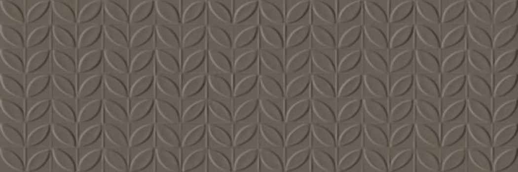 Плитка настенная RA6Q Vida Struttura Foglia 3D Fango Rett матовая серый 90x30 10.0мм Ragno Плитка настенная RA6Q Vida Struttura Foglia 3D Fango Rett матовая серый 90x30 10.0мм Ragno