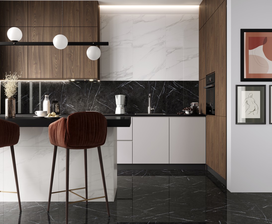 Керамогранит Laparet Pietra Moca темно-серый полированная 60x60 Керамогранит Laparet Pietra Moca темно-серый полированная 60x60