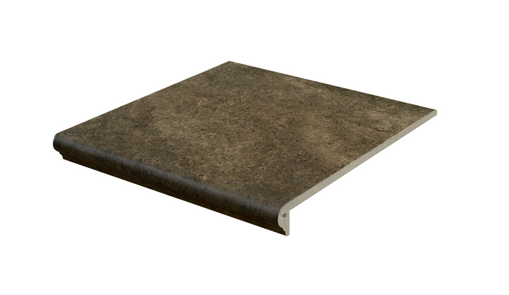 Ступень клинкерная Interbau 32x31 Abell 272 Орехово-Коричневый противоскользящая коричневый темный 9мм Ступень клинкерная Interbau 32x31 Abell 272 Орехово-Коричневый противоскользящая коричневый темный 9мм