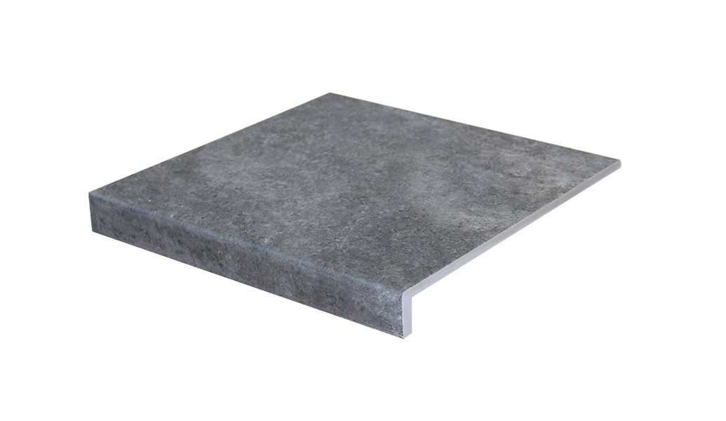 Ступень клинкерная Interbau 31x30 Abell 273 Графитово-Серый противоскользящая серый темный 9мм Ступень клинкерная Interbau 31x30 Abell 273 Графитово-Серый противоскользящая серый темный 9мм