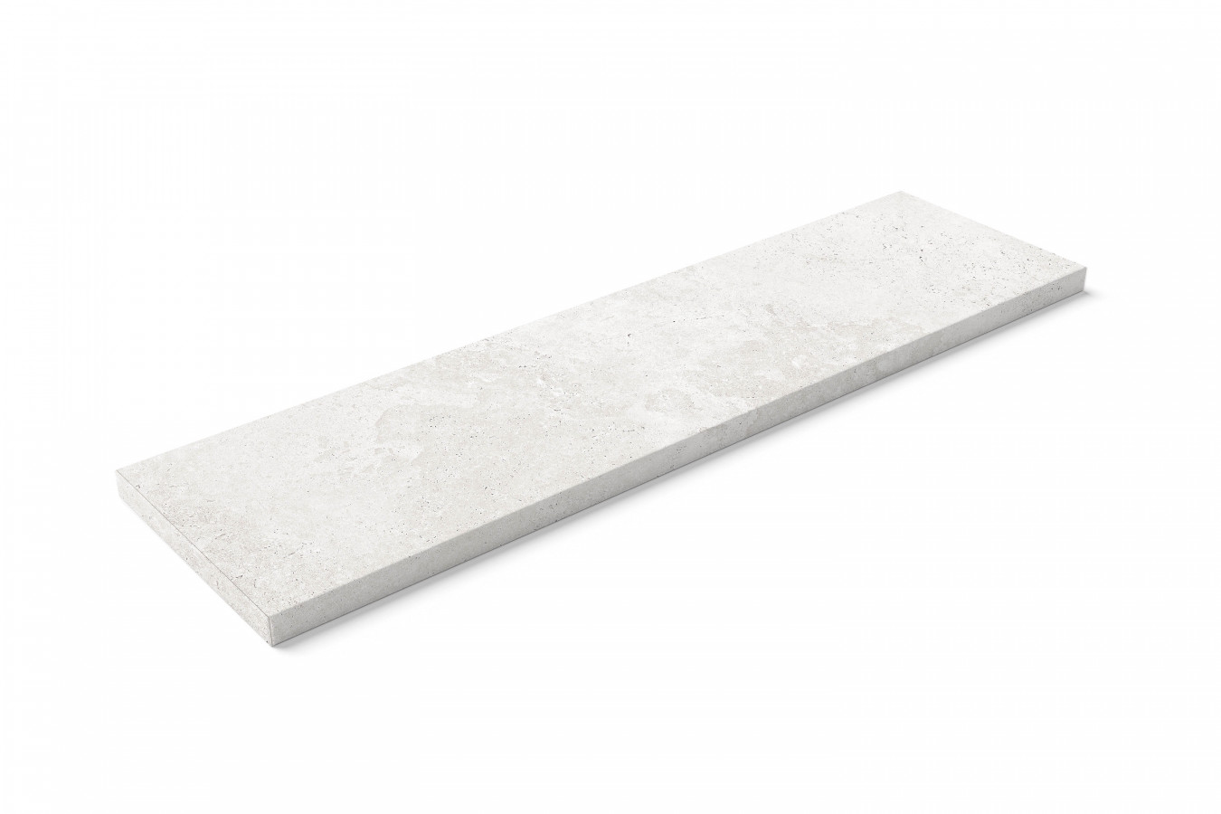 Ступень керамогранитная Kerastep 120x33 Crosscut 1001 Прямоугл. С Заглушкой/Peldano Recto Tapa R9 матовая жемчужный 11мм Ступень керамогранитная Kerastep 120x33 Crosscut 1001 Прямоугл. С Заглушкой/Peldano Recto Tapa R9 матовая жемчужный 11мм