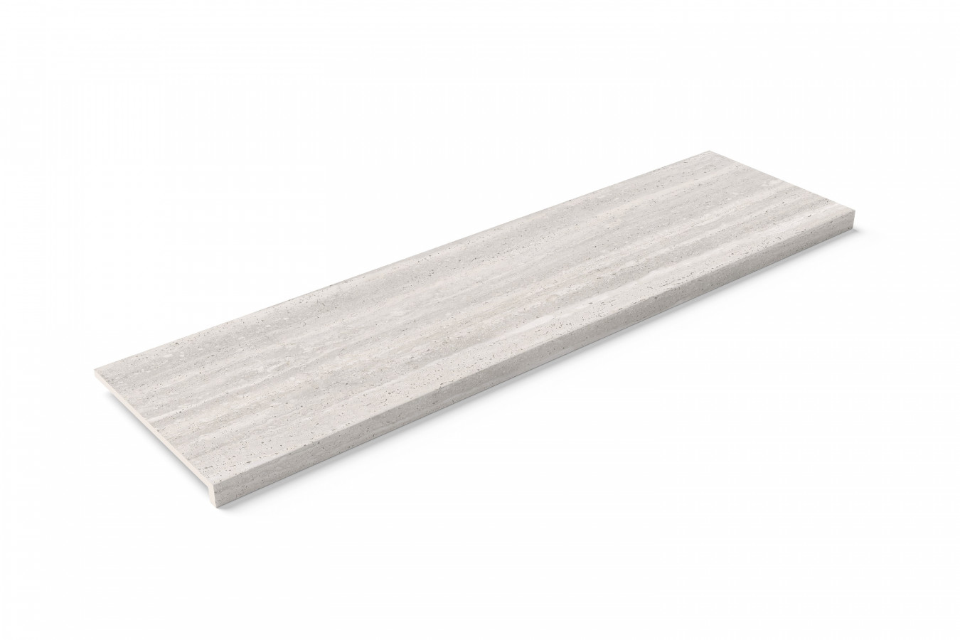 Ступень керамогранитная Mayor 120x33 Veincut 1316 Прямоугольная/Peldano Recto R11 Anti-Slip матовая серый светлый 11мм Ступень керамогранитная Mayor 120x33 Veincut 1316 Прямоугольная/Peldano Recto R11 Anti-Slip матовая серый светлый 11мм