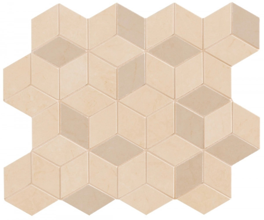 Плитка 120x60 10мм Delux Beige Tessere Rombi глянцевая Marca Corona Плитка 120x60 10мм Delux Beige Tessere Rombi глянцевая Marca Corona