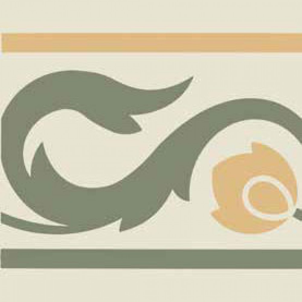 Плитка декор Etruria Design 20x20 Vintage Pattern 5: Bordura Lineare Bicolore (Bianco decoro Oliva VN5BL20X20-2-551-000 Плитка декор Etruria Design 20x20 Vintage Pattern 5: Bordura Lineare Bicolore (Bianco decoro Oliva VN5BL20X20-2-551-000