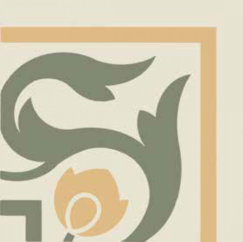 Плитка декор Etruria Design 20x20 Vintage Pattern 5: Bordura Angolo Bicolore (Bianco decoro Oliva VN5BA20X20-2-551-000 Плитка декор Etruria Design 20x20 Vintage Pattern 5: Bordura Angolo Bicolore (Bianco decoro Oliva VN5BA20X20-2-551-000