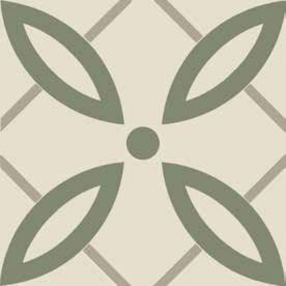 Плитка декор Etruria Design 20x20 Vintage Pattern 15: Quadrato Bicolore (Bianco decoro Oliva VN15Q20X20-2-545-000 Плитка декор Etruria Design 20x20 Vintage Pattern 15: Quadrato Bicolore (Bianco decoro Oliva VN15Q20X20-2-545-000