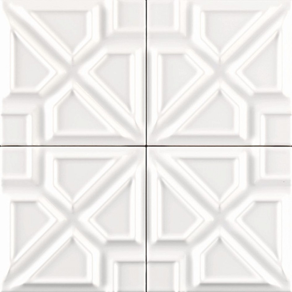 Плитка настенная Ceramiche Grazia 13x13 Formelle Milano Bianco MILA1 Плитка настенная Ceramiche Grazia 13x13 Formelle Milano Bianco MILA1