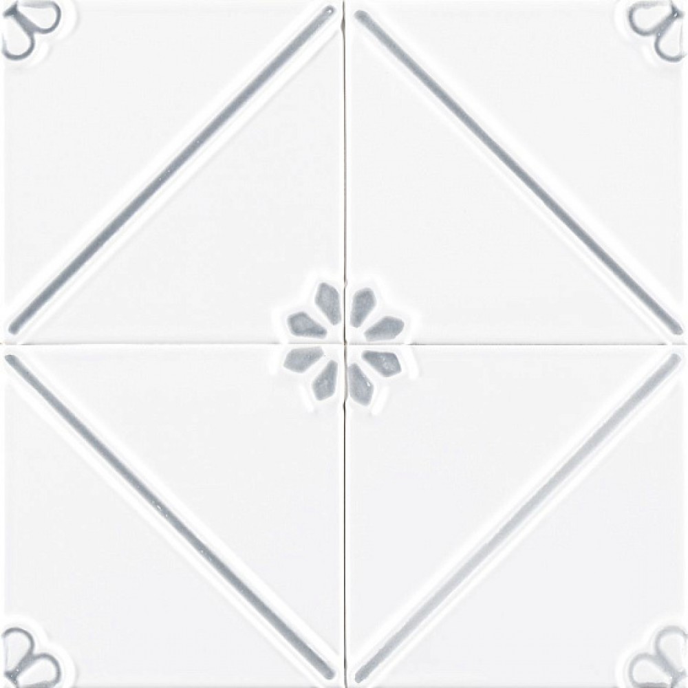 Плитка настенная Ceramiche Grazia 13x13 Formelle Anversa Argento ANV5 Плитка настенная Ceramiche Grazia 13x13 Formelle Anversa Argento ANV5