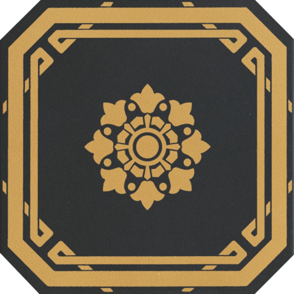 Плитка напольная Ceramiche Grazia 20x20 Old England Ottagono Black Leeds OEODB2 Плитка напольная Ceramiche Grazia 20x20 Old England Ottagono Black Leeds OEODB2