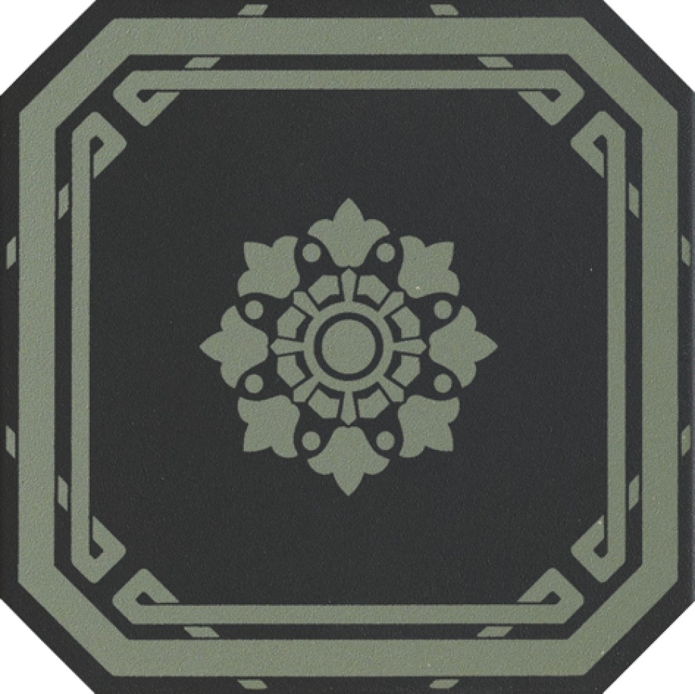 Плитка напольная Ceramiche Grazia 20x20 Old England Ottagono Black Bath OEODB4 Плитка напольная Ceramiche Grazia 20x20 Old England Ottagono Black Bath OEODB4
