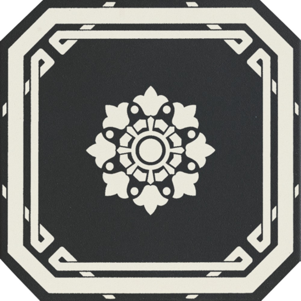 Плитка напольная Ceramiche Grazia 20x20 Old England Ottagono Black Dover OEODB1 Плитка напольная Ceramiche Grazia 20x20 Old England Ottagono Black Dover OEODB1
