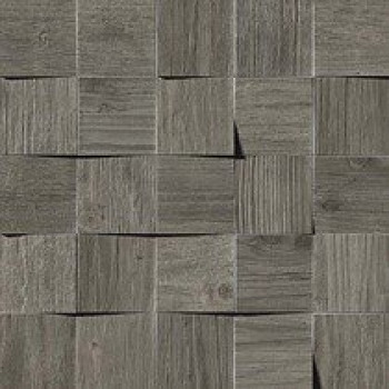 Плитка Atlas Concorde Axi Grey Timber Mosaico 3D Amv4 темно-серый дерево 35x35 10мм Плитка Atlas Concorde Axi Grey Timber Mosaico 3D Amv4 темно-серый дерево 35x35 10мм