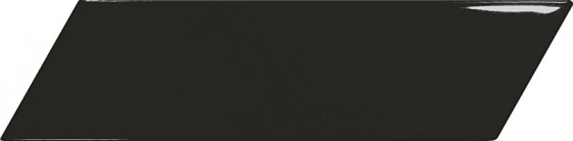 Плитка настенная Equipe 18.6x5.2 Chevron Wall Black Left 23356 Плитка настенная Equipe 18.6x5.2 Chevron Wall Black Left 23356