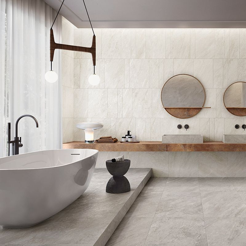 Керамогранит 120x60 Quarzite Essence матовая, противоскользящая, рельефная серый камень 9мм Caesar Керамогранит 120x60 Quarzite Essence матовая, противоскользящая, рельефная серый камень 9мм Caesar