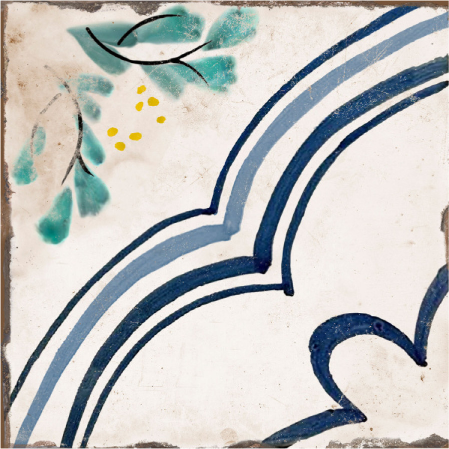 Керамогранит универсальная Magnolia Marcela матовая мультиколор 20x20 7.5мм Nanda Tiles Керамогранит универсальная Magnolia Marcela матовая мультиколор 20x20 7.5мм Nanda Tiles