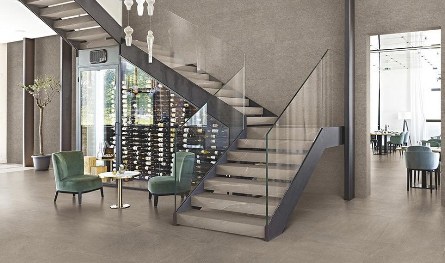 Керамогранит 120x60 Martellata Taupe Naturale Stone Talk натуральная серый мрамор 9.5мм Ergon Керамогранит 120x60 Martellata Taupe Naturale Stone Talk натуральная серый мрамор 9.5мм Ergon