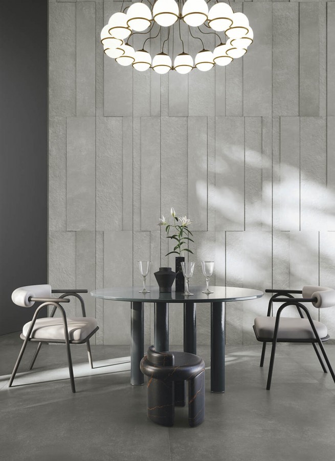Керамогранит 120x60 Dark Matt Feel матовая серый однотонный 9мм Refin Керамогранит 120x60 Dark Matt Feel матовая серый однотонный 9мм Refin