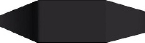 Вставка 5x2 Negro Angulo Remate Matt Mugat/Rivoli матовая, рельефная моноколор однотонный Vives Вставка 5x2 Negro Angulo Remate Matt Mugat/Rivoli матовая, рельефная моноколор однотонный Vives