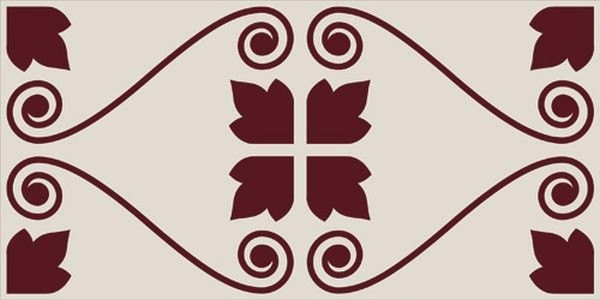 Плитка 20x10 Cereza Huchette Matt Mugat/Rivoli матовая белый узор Vives Плитка 20x10 Cereza Huchette Matt Mugat/Rivoli матовая белый узор Vives