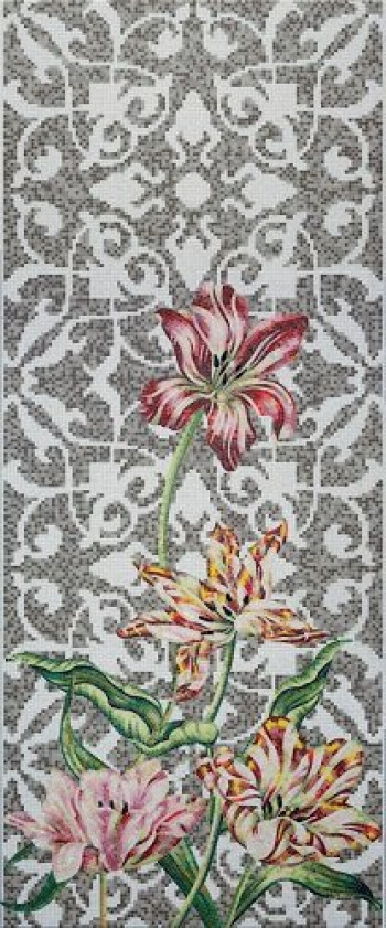 Плитка Bisazza Tulips Grey Single 06001896Vl 291x121 4мм Плитка Bisazza Tulips Grey Single 06001896Vl 291x121 4мм